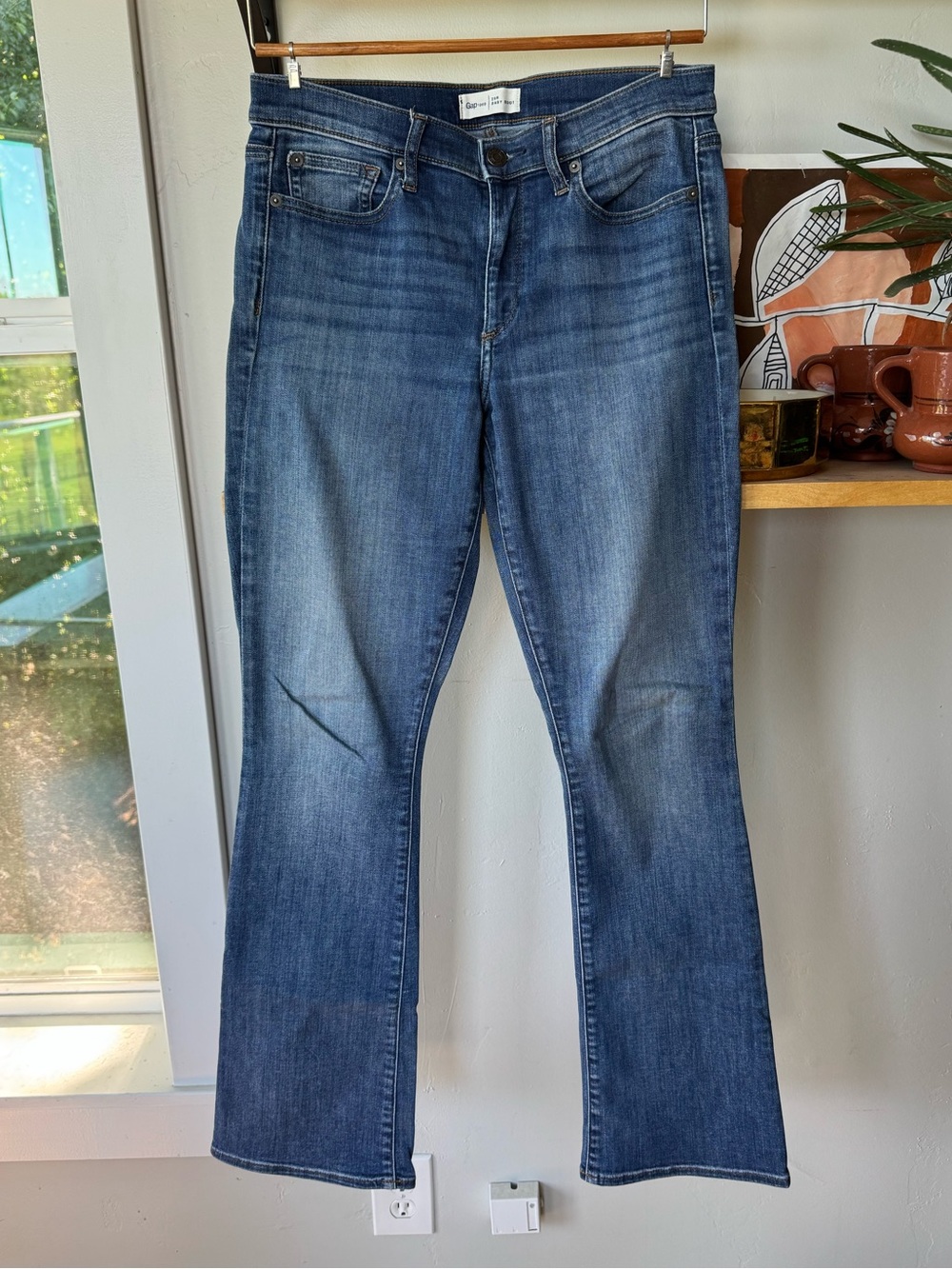 GAP Baby Boot Medium Blue Bootcut Flare Leg Denim Jeans Size 29R
